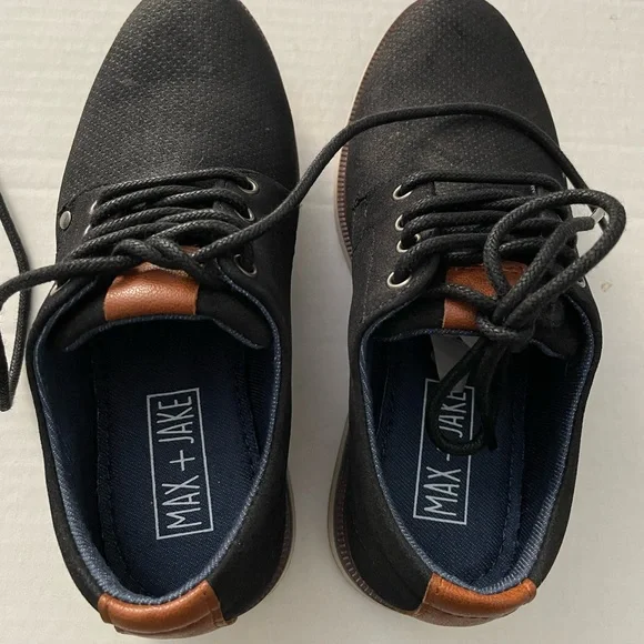 Max + Jack Boys Black Owen Dress Shoes Size 13M New - Picture 5 of 8